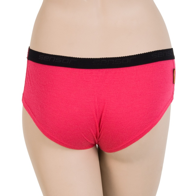MERINO SENSOR ACTIVE - dámské kalhotky magenta