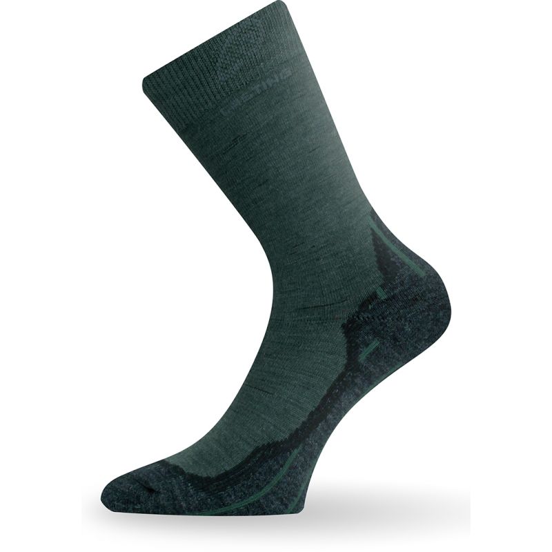 WHI MERINO TREKKING LASTING vlněné ponožky s ionty stříbra, zelená