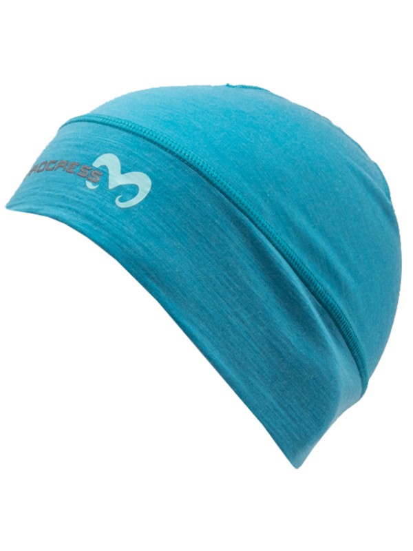 BEANIE, uni merino čepice, mint melír
