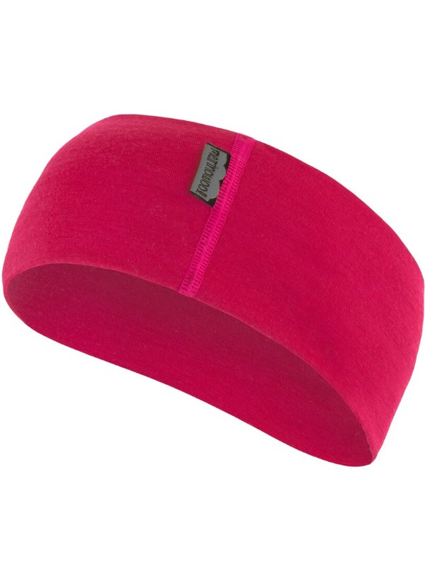 ČELENKA MERINO WOOL SENSOR - uni čelenka, magenta