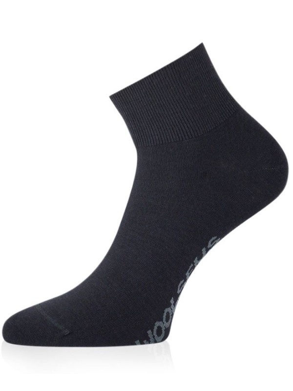 FWE MERINO TREKKING LASTING vlněné ponožky, černá