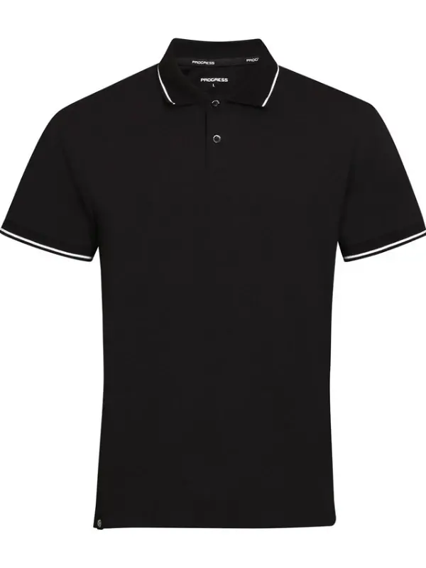 ORIGINAL POLO BAMBUS pánská polokošile z bambusových vláken, černá