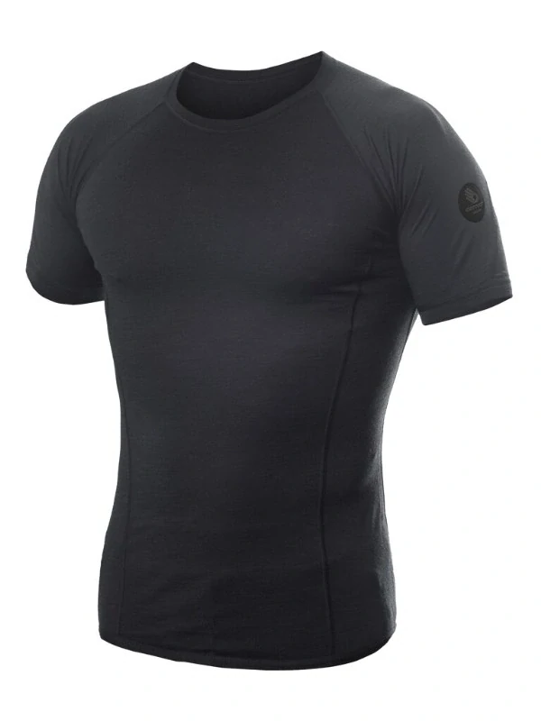 MERINO AIR NEW II SENSOR - pánské tričko s krátkým rukávem, černá