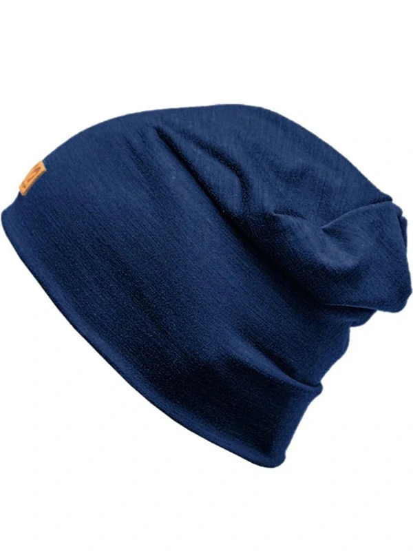 FREEBEANIE, uni merino čepice, tmavě modrá