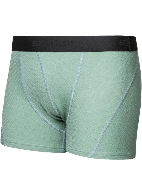 MERINO SENSOR DF - pánské trenky, basil green