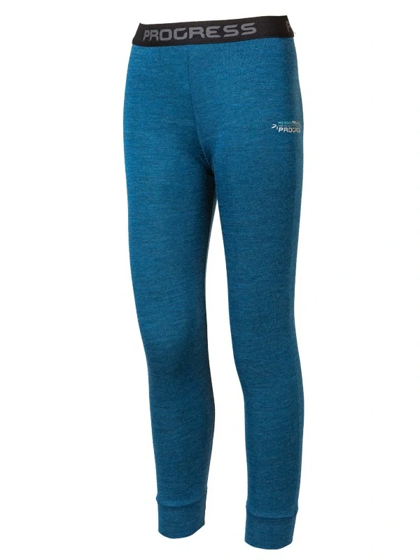 GERNY dětské funkční, kombinace merino/bamboo, spodky, petrol - modrá
