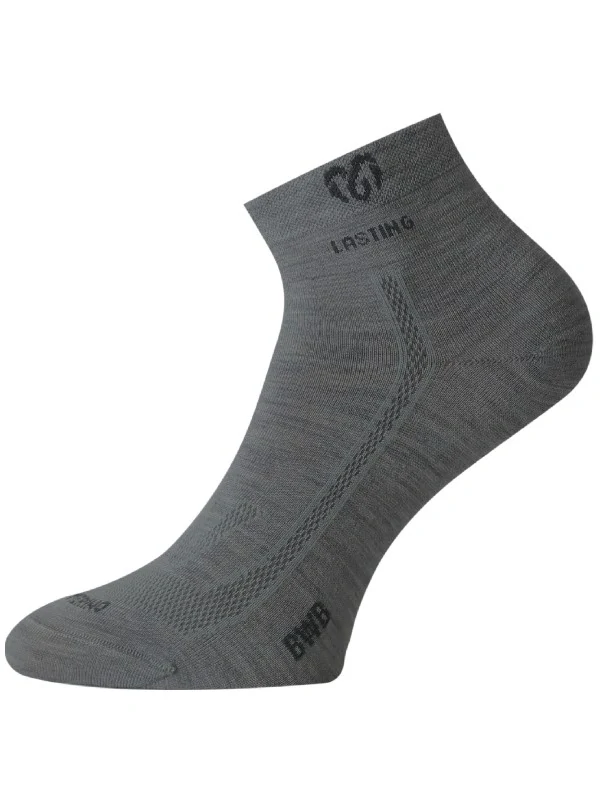 BAMBOO/MERINO BWB LASTING ponožky z vlny obsahující bambus i merino s ionty stříbra, šedá