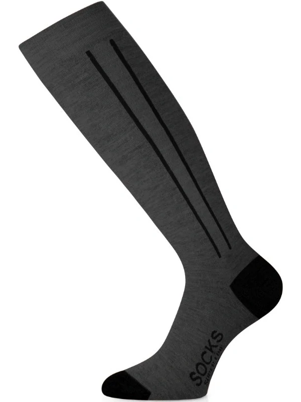 FWC MERINO LASTING vlněné lyžařské ponožky, šedá