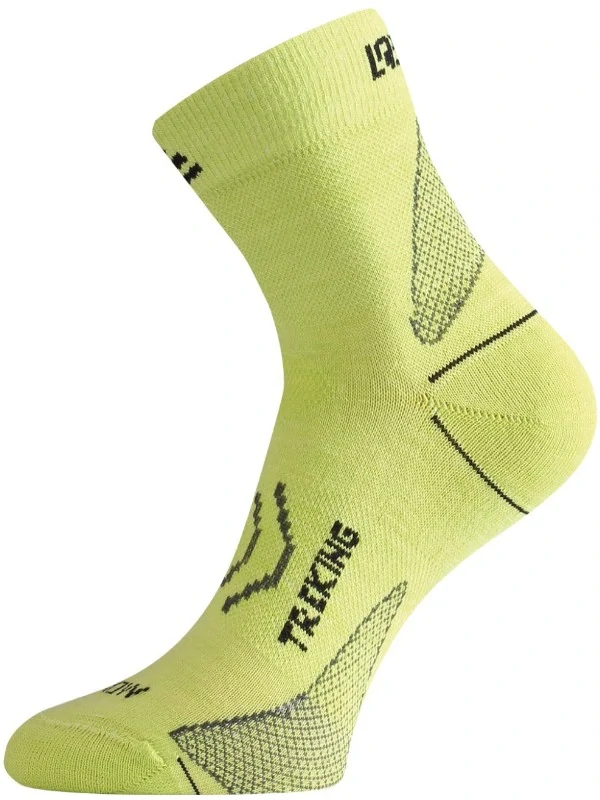 TNW MERINO TREKKING LASTING vlněné ponožky s ionty stříbra, zelená