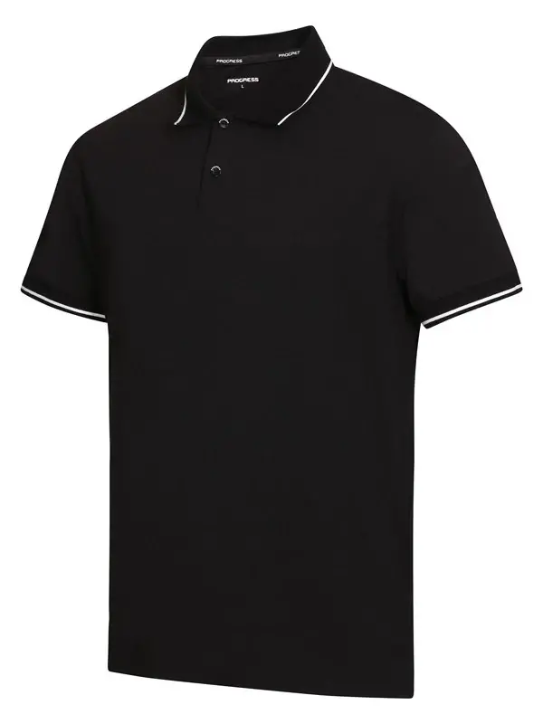 ORIGINAL POLO BAMBUS pánská polokošile z bambusových vláken, černá
