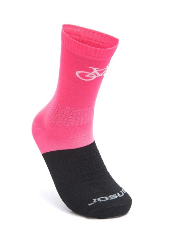 TOUR SENSOR merino ponožky, růžová - černá