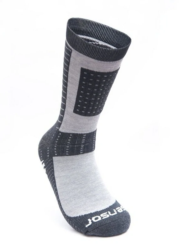 PRO SENSOR merino ponožky, černá - šedá