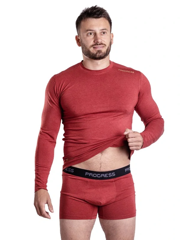 RICCARDO pánské funkční boxerky ze špičkové viskózy Cocarber®, terakota