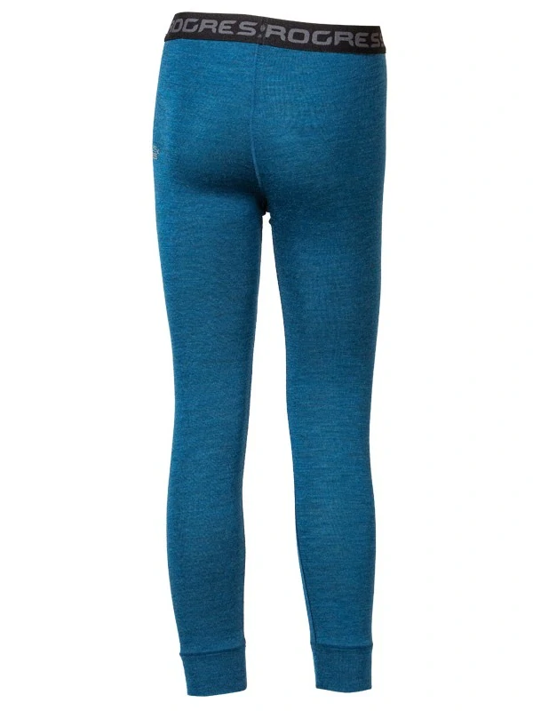 GERNY dětské funkční, kombinace merino/bamboo, spodky, petrol - modrá