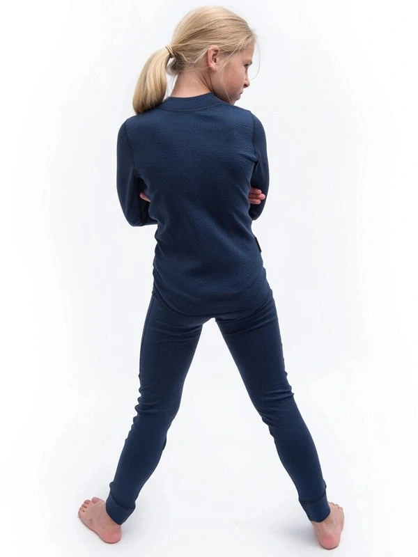 MERINO DF PLANET SENSOR dětské tričko s dlouhým rukávem, deep blue