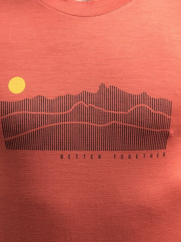 MERINO ACTIVE SENSOR SUNRISSE pánské triko, terracotta
