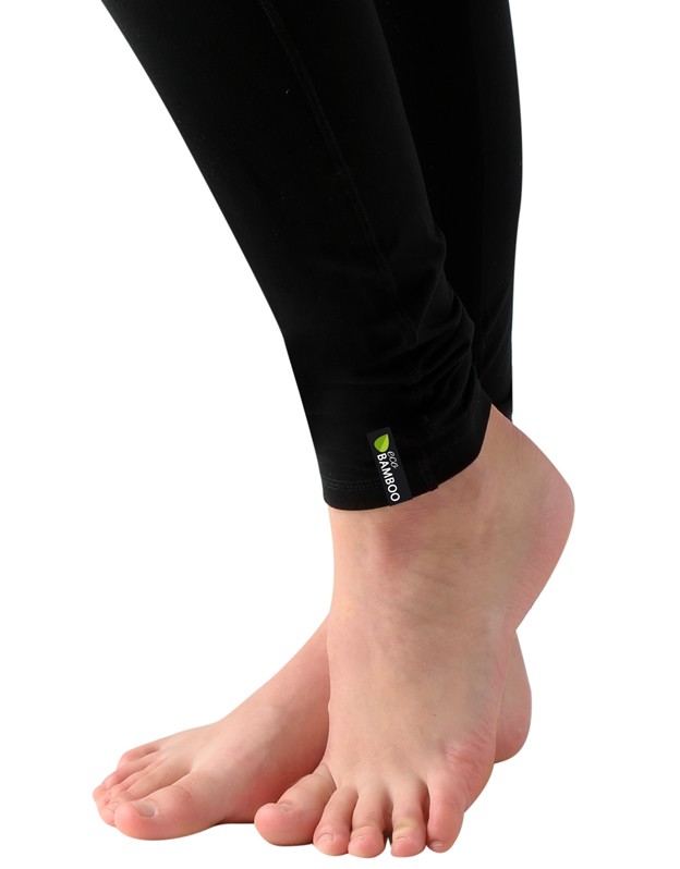 ECO FITNESS W, bambusové sportovní legíny, dlouhé, černá