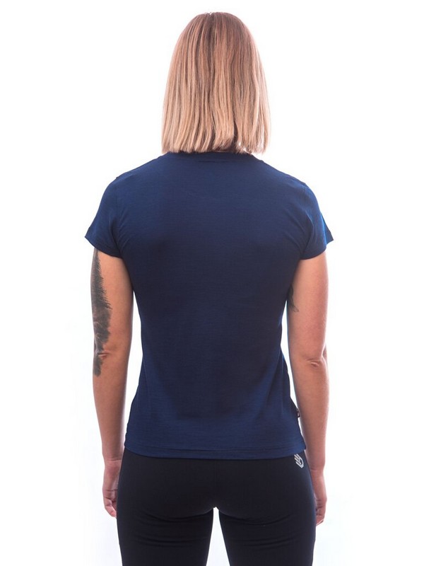 MERINO SENSOR ACTIVE PT FOX - dámské tričko, krátký rukáv, deep blue