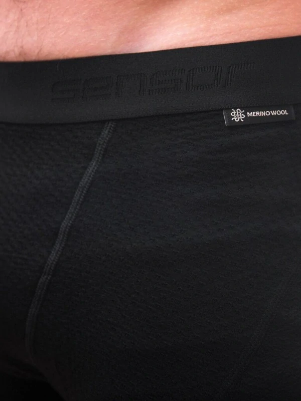 MERINO SENSOR DF - pánské trenky, černá