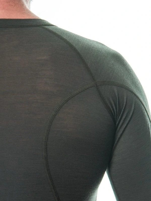 MERINO AIR SENSOR - pánské tričko s dlouhým rukávem, olive green