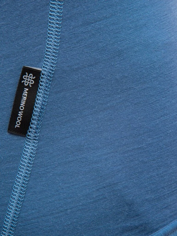MERINO AIR NEW II SENSOR - pánské tričko s krátkým rukávem, rivera blue