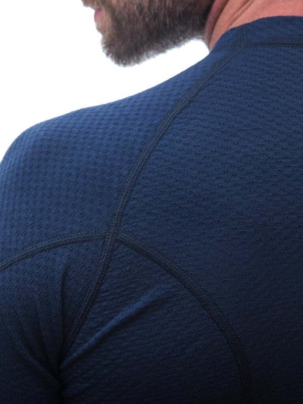 MERINO SENSOR DF - pánské tričko, dlouhý rukáv, deep blue