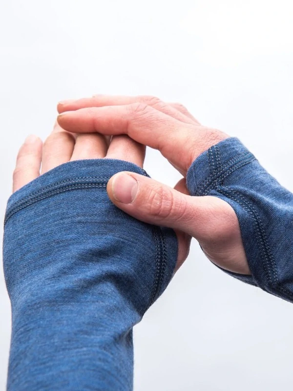 MERINO SENSOR BOLD M2 - pánské tričko s dlouhým rukávem, roll - neck, blue