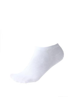 Bambusové ponožky, kotníčkové, bílá