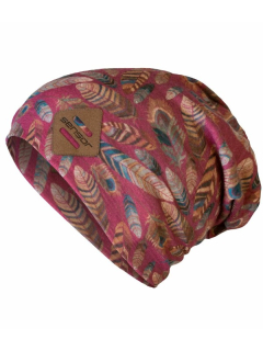MERINO IMPRESS SENSOR čepice, unisex, lilla/feather