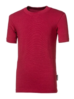 KIDS BAMBOO ORIGINAL tričko z bambusových vláken s krátkým rukávem, višňová