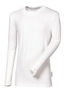 KIDS BAMBOO ORIGINAL LONG tričko z bambusových vláken s dlouhým rukávem, bílá
