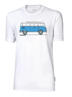 BARBAR "BULLI" tričko z bambusových vláken s krátkým rukávem, bílá