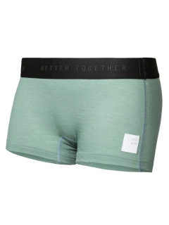 MERINO SENSOR CORDURA - dámské kalhotky s nohavičkou, basil green