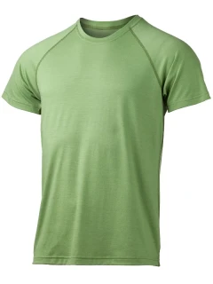 MERINO LASTING QUIDO pánské merino tričko s krátkým rukávem, zelená